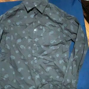 Mossimo supply co size small collar shirt paisley